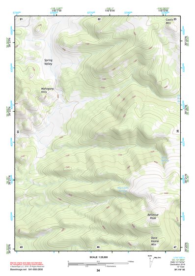 39116SE Page 34 Summit Mountain Topo Preview 1