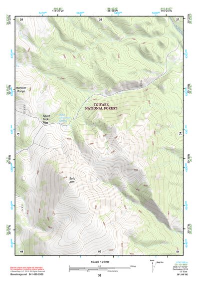 39116SE Page 38 Summit Mountain Topo Preview 1