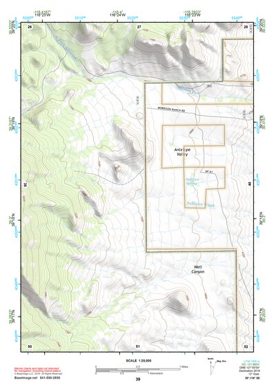 39116SE Page 39 Summit Mountain Topo Preview 1