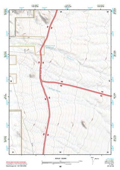 39116SE Page 40 Summit Mountain Topo Preview 1
