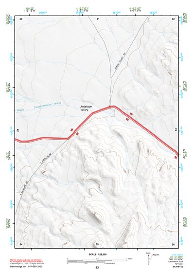 39116SE Page 43 Summit Mountain Topo Preview 1