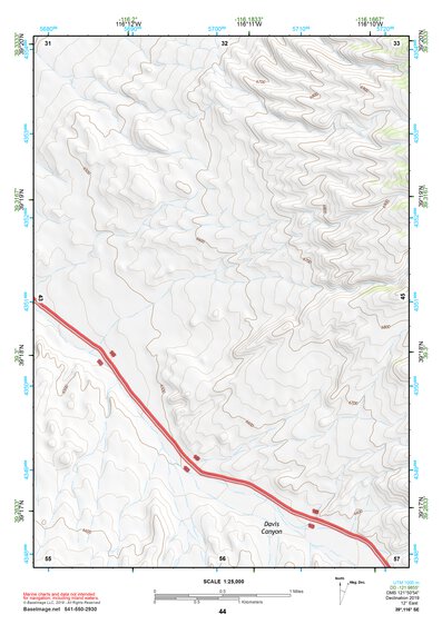 39116SE Page 44 Summit Mountain Topo Preview 1