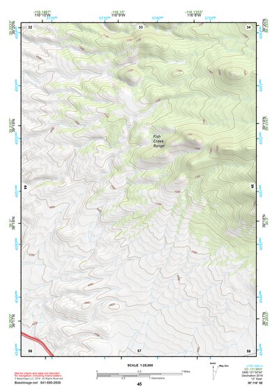 39116SE Page 45 Summit Mountain Topo Preview 1