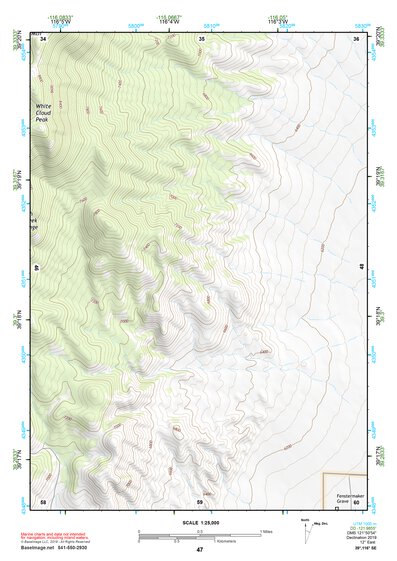 39116SE Page 47 Summit Mountain Topo Preview 1