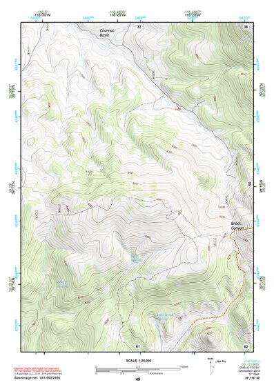 39116SE Page 49 Summit Mountain Topo Preview 1
