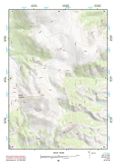 39116SE Page 50 Summit Mountain Topo Preview 1