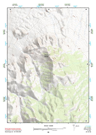 39116SE Page 55 Summit Mountain Topo Preview 1