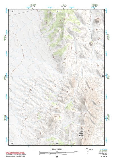 39116SE Page 58 Summit Mountain Topo Preview 1