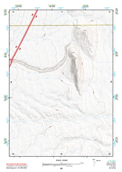 39116SE Page 83 Summit Mountain Topo Preview 1
