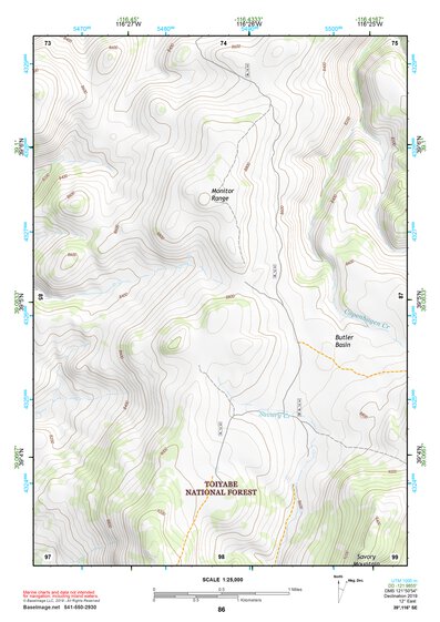 39116SE Page 86 Summit Mountain Topo Preview 1