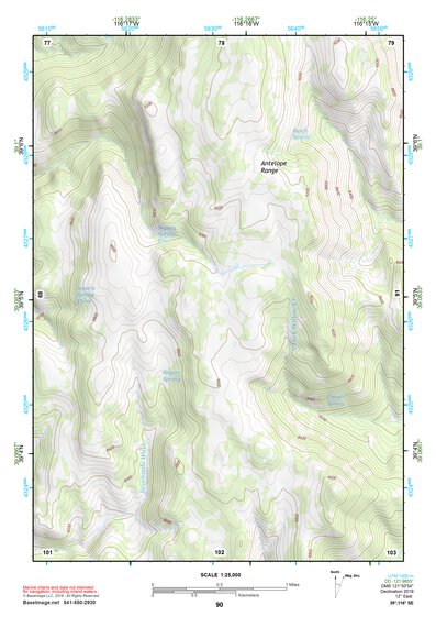 39116SE Page 90 Summit Mountain Topo Preview 1