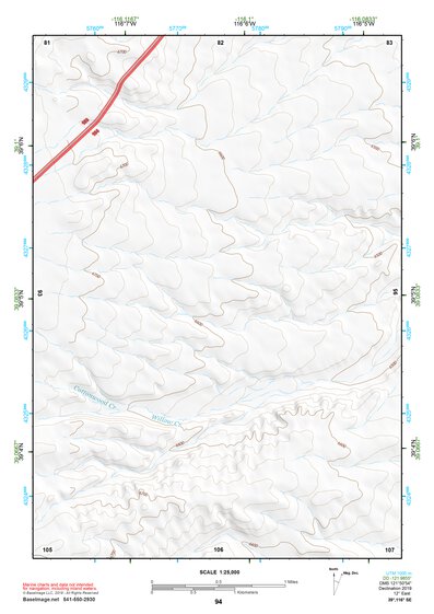 39116SE Page 94 Summit Mountain Topo Preview 1