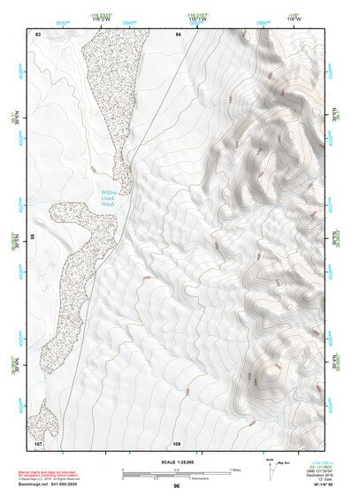 39116SE Page 96 Summit Mountain Topo Preview 1