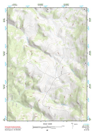 39116SE Page 97 Summit Mountain Topo Preview 1