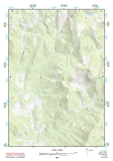 39116SE Page 102 Summit Mountain Topo Preview 1