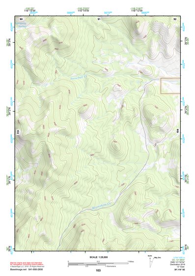 39116SE Page 103 Summit Mountain Topo Preview 1
