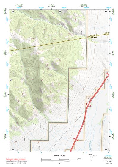 39117SE Page 75 Smith Creek Valley Topo Preview 1