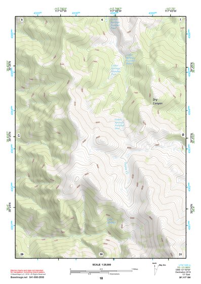 39117SW Page 18 Smith Creek Valley Topo Preview 1
