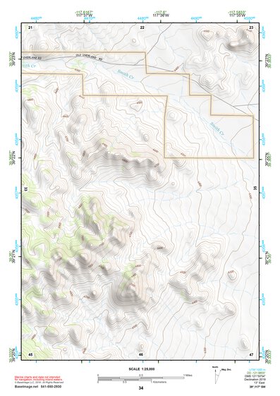 39117SW Page 34 Smith Creek Valley Topo Preview 1