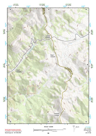 39117SW Page 55 Smith Creek Valley Topo Preview 1