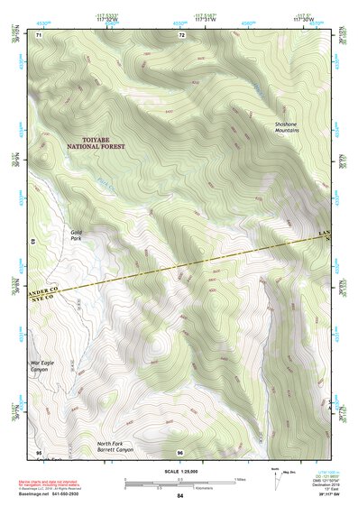 39117SW Page 84 Smith Creek Valley Topo Preview 1