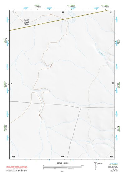 39117SW Page 92 Smith Creek Valley Topo Preview 1