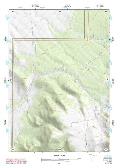 39117SW Page 94 Smith Creek Valley Topo Preview 1
