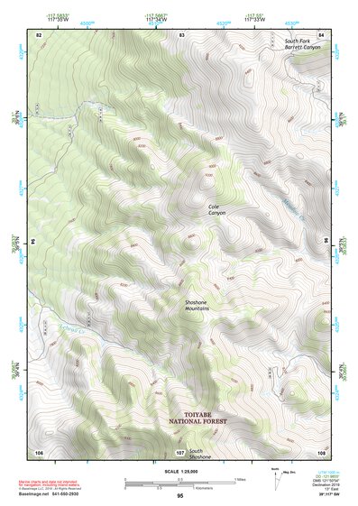 39117SW Page 95 Smith Creek Valley Topo Preview 1