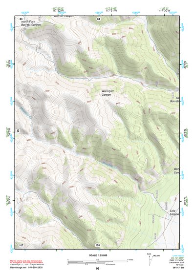 39117SW Page 96 Smith Creek Valley Topo Preview 1