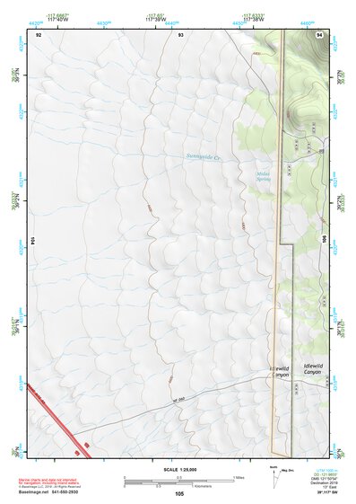 39117SW Page 105 Smith Creek Valley Topo Preview 1