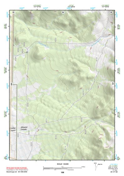 39117SW Page 106 Smith Creek Valley Topo Preview 1