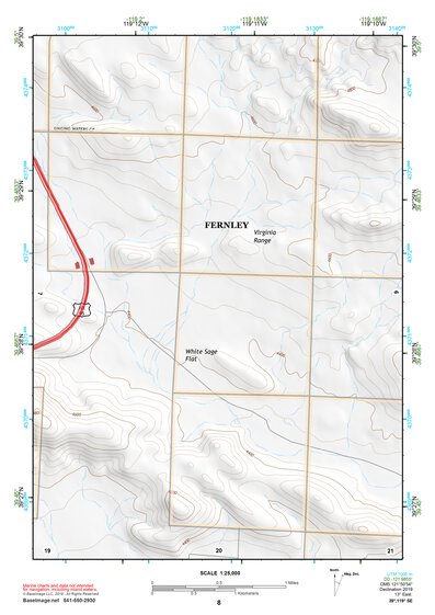 39119SE Page 8 Carson City Topo Preview 1