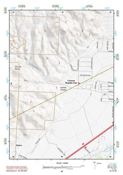 39119SW Page 47 Carson City Topo Preview 1