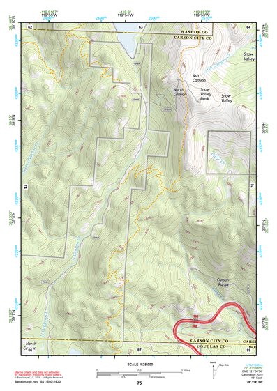 39119SW Page 75 Carson City Topo Preview 1