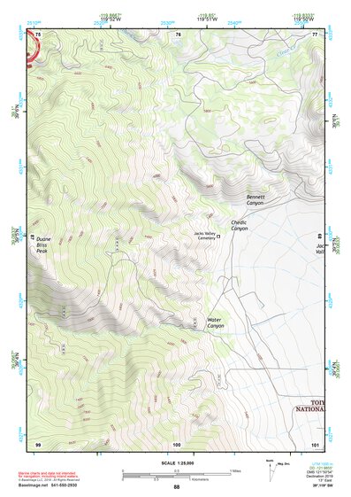 39119SW Page 88 Carson City Topo Preview 1