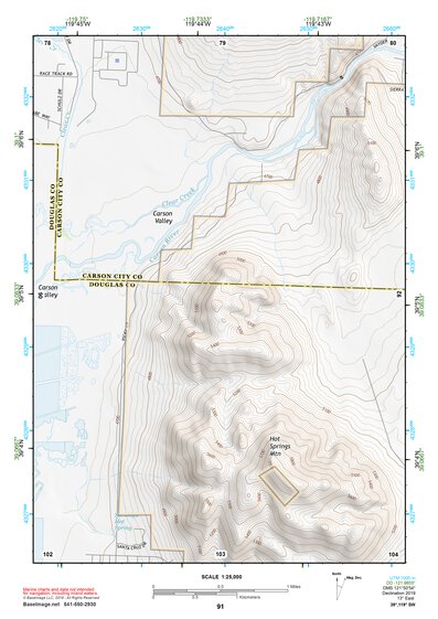 39119SW Page 91 Carson City Topo Preview 1