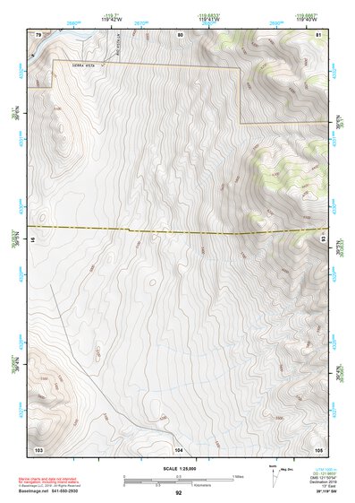 39119SW Page 92 Carson City Topo Preview 1