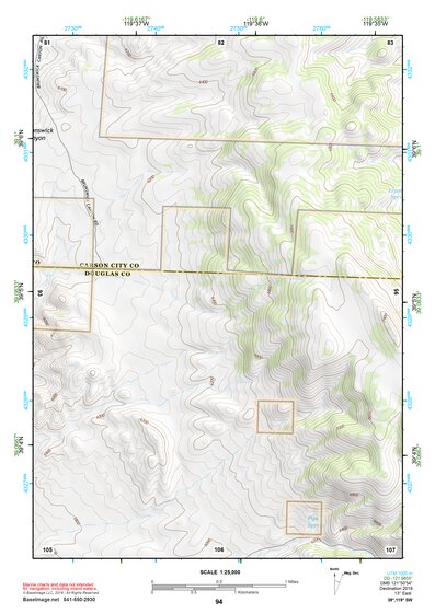 39119SW Page 94 Carson City Topo Preview 1