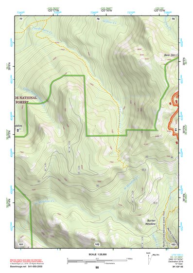 39120SE Page 90 Truckee Topo Preview 1