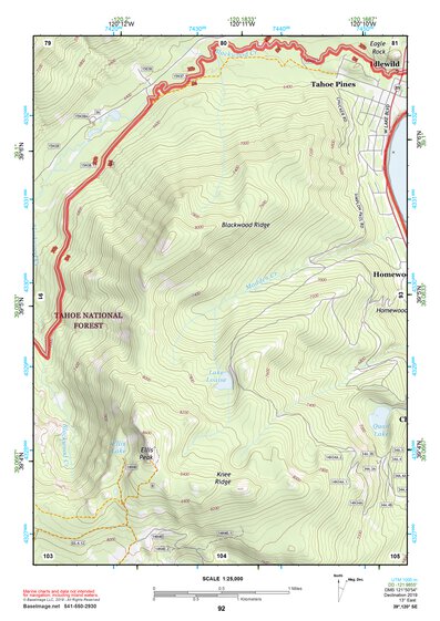 39120SE Page 92 Truckee Topo Preview 1