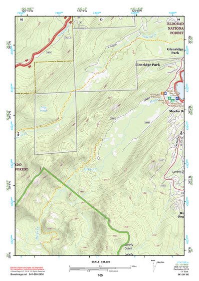 39120SE Page 105 Truckee Topo Preview 1