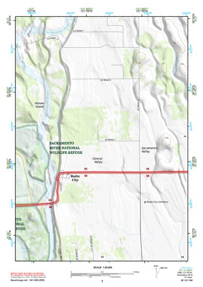 39121SW Page 1 Yuba City Topo Preview 1