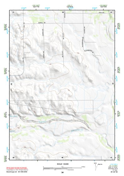 39122NE Page 34 Willows Topo Preview 1