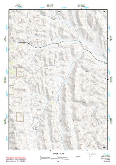 39122NE Page 85 Willows Topo Preview 1