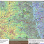 3D Geologic Mapping LLC 10-map FrontRange Bundle: FtCollins EstesPk DenverE-W CastleRk Bailey CoSpgs PikesPk Pueblo CanonCty bundle