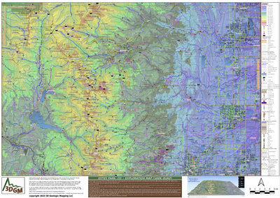 3D Geologic Mapping LLC 10-map FrontRange Bundle: FtCollins EstesPk DenverE-W CastleRk Bailey CoSpgs PikesPk Pueblo CanonCty bundle