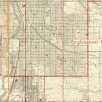 3D Geologic Mapping LLC 16 quad area/5 decades - Historical USGS Topo Maps of Denver, CO 1941-47, '51-'57,' 65, '71 & '79-80 bundle