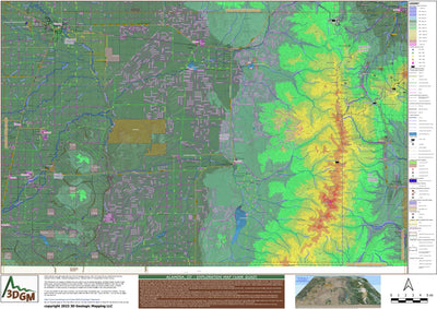 3D Geologic Mapping LLC Alamosa, CO Exploration Map for Sightseeing digital map