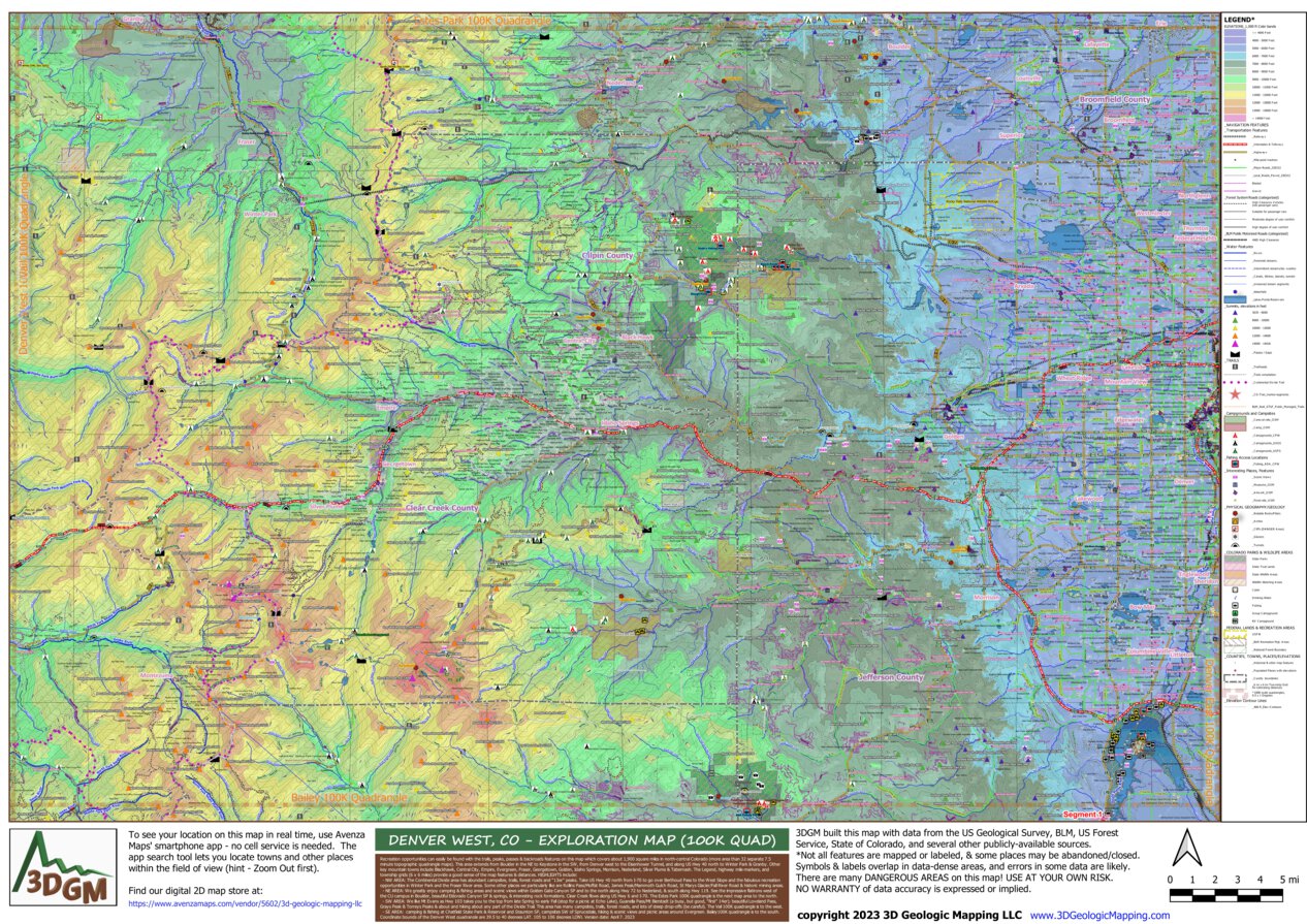 Central-Northern Mountains - Vail, Leadville, Denver West, & Bailey 