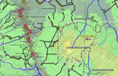 3D Geologic Mapping LLC Saguache, CO - Exploration Map for Sightseeing digital map